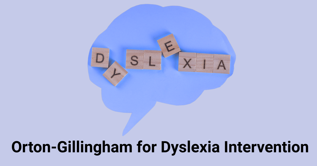 Illustration representing the Orton-Gillingham multisensory approach to dyslexia intervention